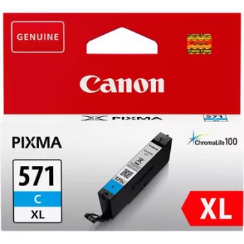   CANON® CLI-571C XL cián EREDETI TINTAPATRON, ~715 oldal ( cli571xl ) ( 0332C001 )