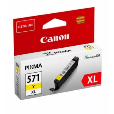 CANON® CLI-571XL EREDETI TINTAPATRON SÁRGA / YELLOW 11 ml (≈ 715 oldal) ( 0334C001 )