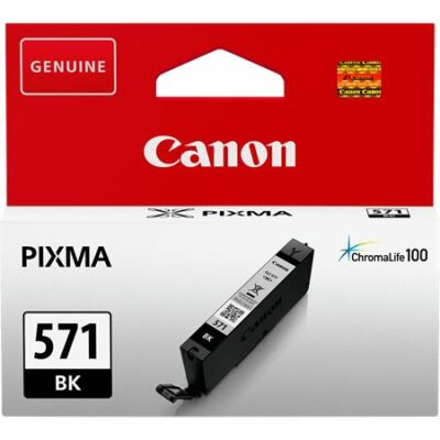 Canon CLI-571BK eredeti fekete tintapatron (BS0385C001AA)