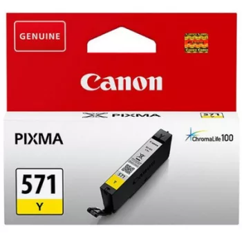  CANON® CLI-571 EREDETI TINTAPATRON SÁRGA / YELLOW 7 ml (≈ 347 oldal) ( 0388C001 )