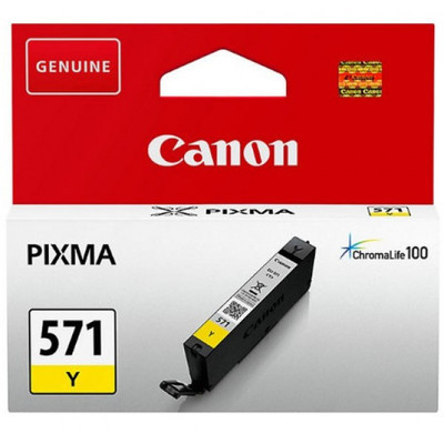 CANON® CLI-571 EREDETI TINTAPATRON SÁRGA / YELLOW 7 ml (≈ 347 oldal) ( 0388C001 )