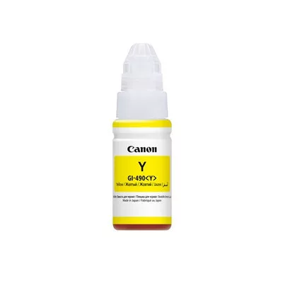 CANON® GI-490Y sárga EREDETI tinta, ~7000 oldal ( 0666C001 ) GI490