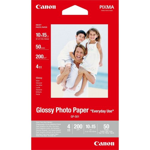 Canon GP-501 fényes fotópapír, (10x15cm, 50lap/200g), 0775B081