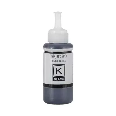 FEKETE / BLACK színű 100 ml-es univerzális utántöltő tinta Brother, Canon, Epson, HP, Lexmark tintapatronokhoz ► Legális! ◄