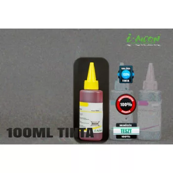   SÁRGA / YELLOW színű 100 ml-es univerzális utántöltő i-AICON™ tinta Brother, Canon, Epson, HP, Lexmark tintapatronokhoz ► Legális! ◄