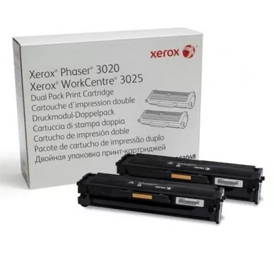 Xerox Phaser 3020/3025 Dupla Toner 2x1500 oldalas (Eredeti) 106R03048 ►HIVATALOS FORRÁSBÓL!◄ (≈1500oldal) ► Legális! ◄