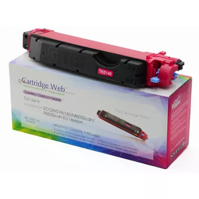 KYOCERA TK5140M Toner Magenta CHIPPES CartridgeWeb (UTÁNGYÁRTOTT) (≈5000oldal)