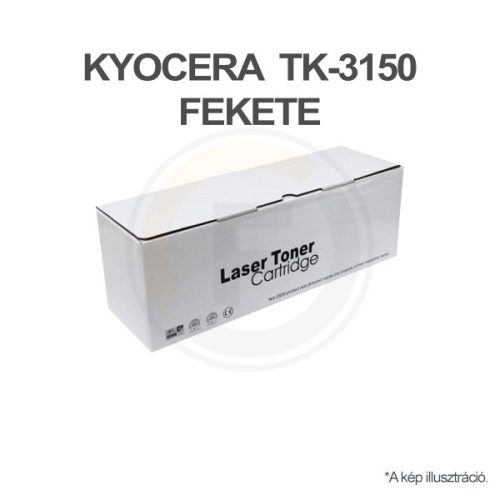KYOCERA TK3150 utángyártott toner Black 14.500 oldal kapacitás ECOPIXEL chipes (New Build)