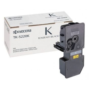 Kyocera TK-5220K fekete eredeti toner, ~1200 oldal