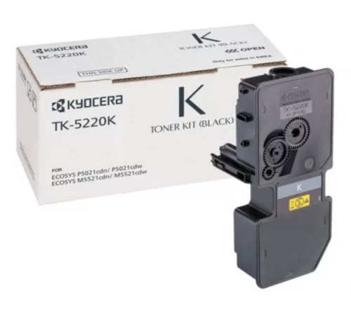 Kyocera TK-5220K fekete eredeti toner, ~1200 oldal