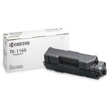 Kyocera TK-1160 fekete eredeti toner, ~7200 oldal