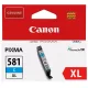 CANON® CLI-581XL EREDETI TINTAPATRON CIÁN / CYAN 8,3 ml (≈ 515 oldal) ( 2049C001 )