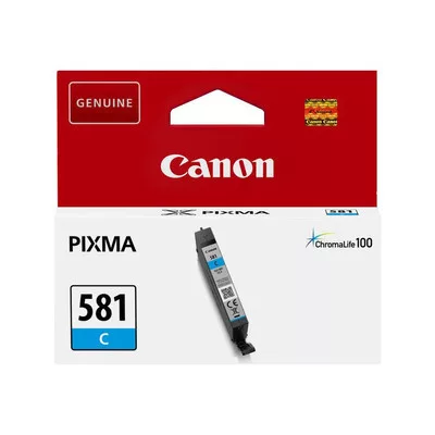 CANON® CLI-581C cián EREDETI TINTAPATRON, ~255 oldal ( 2103C001 )