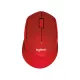 LOGITECH Egér - M330 Silent Plus Vezeték Nélküli Optikai, Piros
