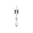 MULTIBRACKETS Asztali konzol, M VESA Deskmount Officeline Single White (for LCD display, 15-30", max.VESA: 100x100mm)