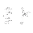 MULTIBRACKETS Asztali konzol, M VESA Deskmount Officeline Single White (for LCD display, 15-30", max.VESA: 100x100mm)