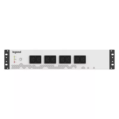 LEGRAND 19" szünetmentes elosztósor KEOR PDU 800 VA 480 W BEM: C14 aljzat + C13 kábel KIM: 8xC13 USB-B kommunikációs
