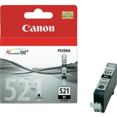 CANON® CLI-521 EREDETI TINTAPATRON FEKETE / BLACK 9 ml (≈ 300 oldal) ( 2933B001 )
