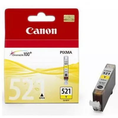 CANON® CLI-521 EREDETI TINTAPATRON SÁRGA / YELLOW 9 ml (≈ 300 oldal) ( 2936B001 )