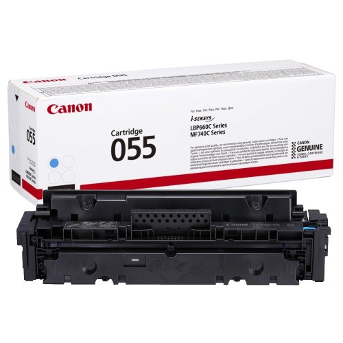 Canon CRG-055 cián eredeti toner, 2100 oldal (3015C002AA)