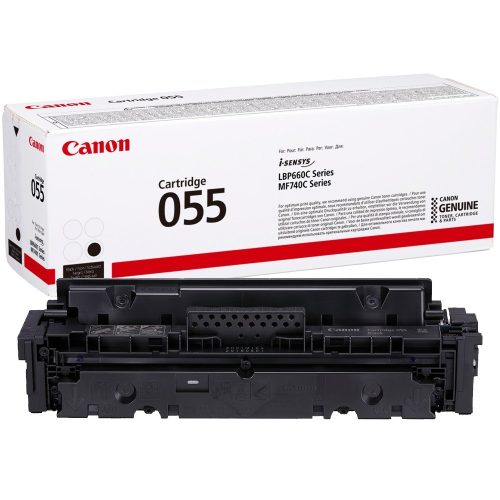 Canon CRG-055 fekete eredeti toner, 2300 oldal (3016C002)