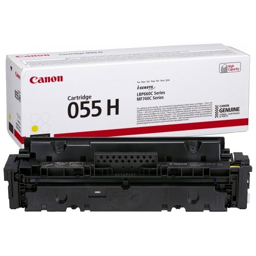 Canon CRG-055H sárga eredeti toner, 5900 oldal (3017C002AA)