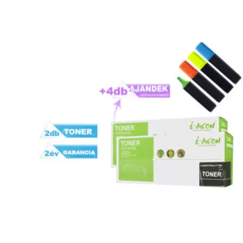   2+4 db-os PAKK, Xerox -hoz ►2 db 3117 FEKETEUTÁNGYÁRTOTT toner 3122/3124/3125 ◄ +4 db szövegkiemelő,  (2X~3000 oldalas)