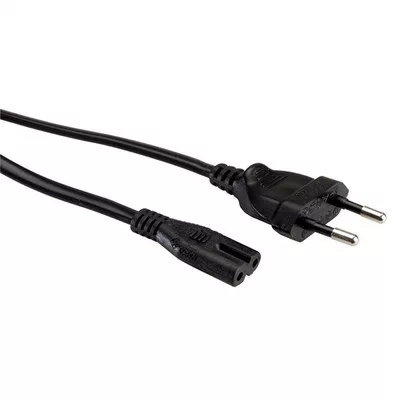 ROLINE Tápkábel Hálózati, Europlug - C7, 5m, fekete ► KIFUTÓ