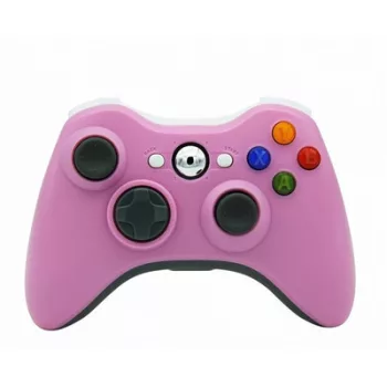   FROGGIEX XBOX 360/PC Kiegészítő Vezeték nélküli kontroller + Vezeték nélküli adapter, Rózsaszín