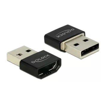   DELOCK Átalakító HDMI-A female > USB Type-A male fekete ► KIFUTÓ, UTOLSÓ DARAB! 