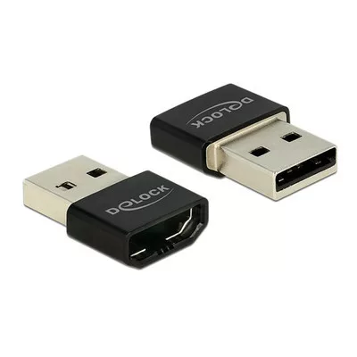 DELOCK Átalakító HDMI-A female > USB Type-A male fekete ► KIFUTÓ, UTOLSÓ DARAB! 