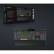 CORSAIR Vezeték Nélküli Billentyűzet Gaming, K70 MAX RGB, Mechanikus, MGX switch, fekete