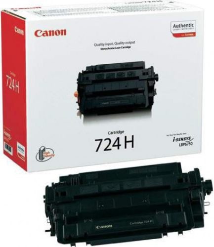 Canon CRG-724H fekete eredeti toner, 12K (≈12000 oldal)