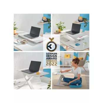  LEITZ, Ülő/álló munkaállomás, kihúzható billentyűzettartóval,  "Ergo Cosy"