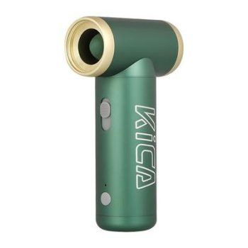   KICA JetFan2 vez. nélküli univerzális légfúvóka, USB, LED kijelző, 101000 ford./perc, alacsony zajszint, 4,5 óra, zöld
