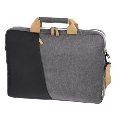 HAMA 00217116, NOTEBOOK TÁSKA "FLORENCE" 15,6", FEKETE / BLACK-SZÜRKE,ÚJ