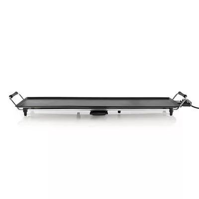 NEDIS FCTE110EBK90 Teppanyaki látvány grillsütő, 1800W, szabályozható hőmérséklet, csepptálca