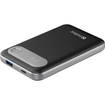   SANDBERG Hordozható akkumulátor, Travel Powerbank 10000 PD20W
