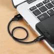 COLORWAY Kábel, USB CW-CBUC048-BK, Type-C 2.4A 25CM fekete