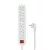Nedis ESOC630F2WT 6 aljzatos kapcsolós (6-os) elosztó, 3 m, 3680 W, 16 A