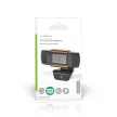 Nedis WCAM100BK (webcam) webkamera 1920x1080 full Hd, 30fps, sztereo mikrofon, lencsevédő