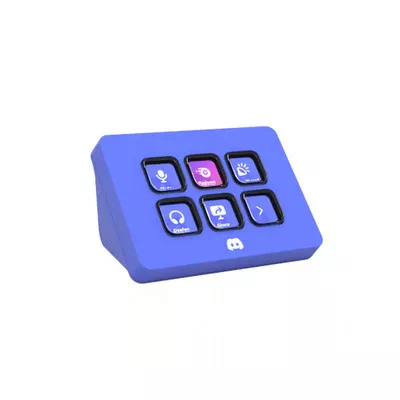 CORSAIR ELGATO STREAM DECK DISCORD Edition, 6 Testreszabható LCD Billentyű, lila