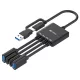 SANDBERG USB-C/A to 2A+2C Splitter