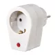 HAMA 223323, FIP HÁLÓZATI TÚLFESZÜLTSÉG VÉDŐ ADAPTER, FEHÉR