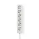 Nedis ESOC630F1WT 6 aljzatos elosztó, 3 m, 3680 W, 16 A, fehér