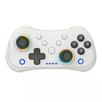   BLACKBIRD Kontroller - Nintendo Switch/Lite/OLED/Android/IOS/PC, Vezeték nélküli Bluetooth 5.0, 400mAh, Fehér RGB