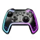 BLACKBIRD Kontroller - Nintendo Switch/Lite/OLED/Android/IOS/PC, Vezeték nélküli Bluetooth 5.0, Átlásztó Fekete RGB