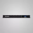 CYBERPOWER UPS, 6xC13,1xUSB 700VA 420W Aktív PFC,tiszta színuszos szünetmentes,LINE-INTERAKTÍV, AVR,színes LCD, 1U rack