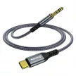 COLORWAY Adapter USB-C - 3.5 mm Mini-Jack, 1.2 m, Szürke (CW-CBPDJ071-G)