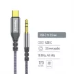 COLORWAY Adapter USB-C - 3.5 mm Mini-Jack, 1.2 m, Szürke (CW-CBPDJ071-G)